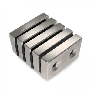 Wholesale 50 X 30 X 10mm Neodymium Rectangular Magnets With Countersunk Hole from china suppliers