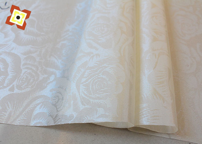 550cm Mattress Quilting Fabric Lifelike Breathable Refreshing Flowers Digital Print Eco - Friendly