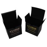 Matte Black And Rose Gold best cosmetic packaging Paper Box For Make Up Brush