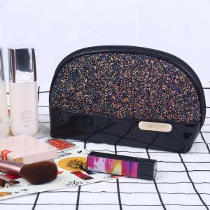 Wholesale Portable Makeup Pouch Waterproof Glitter PU Travel Bag For Women Girls from china suppliers