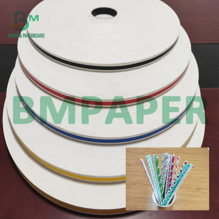 White Straw Wrapping Food Grade Kraft Paper 24gsm 28gsm Packaging Craft Papel