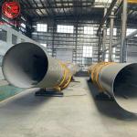 6-8T/h Rotary Vacuum Drum Dryer Organic Fertilizer Making Machine