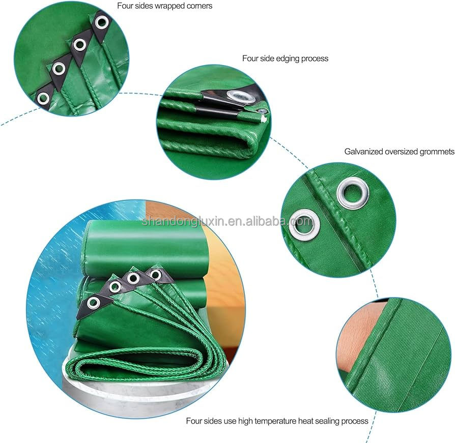 Water Resistant Heavy Duty Korea PVC PE Tarpaulin for Truck Tent Cover Water Resistant