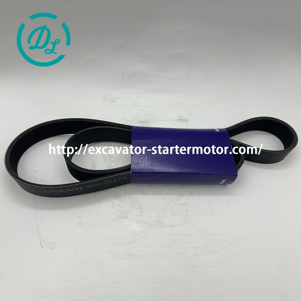 Engine Parts Volvo VOE982353 V-Ribbed Belt 982353 1415mm Excavator