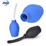 Enema Bulb Silicone Enema Syringe Anal Sprayer for Anal and Vaginal Cleaning
