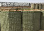 Square Hole Sand Wall 5.0mm Military Hesco Barriers Galvanized Bastion