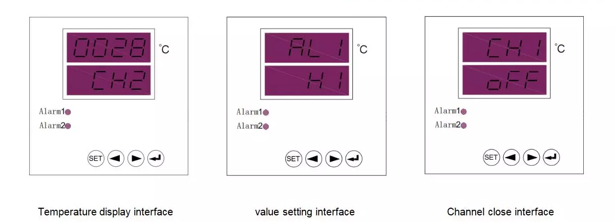 Electric Closet Use 2W Digital Programmable Temperature Controller 96*96*12.5mm