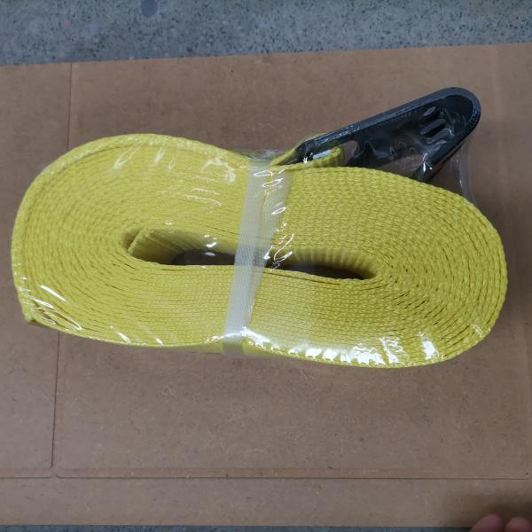 16200 Lb. Capacity Flat Hooks Ratcheting Tie Down Straps 3 In. X 30 Ft.