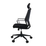 Nylon Base Ergonomic Desk Chair Black Ergo Mesh High Back 12.27 KGS
