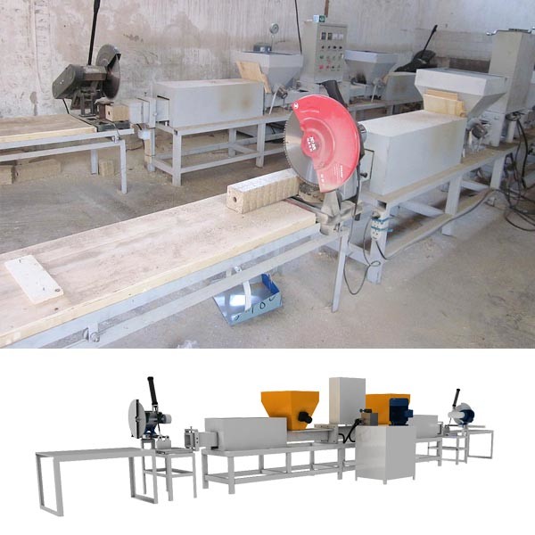 Single Head CP Euro Wood Chips Pallet Blocks Machine