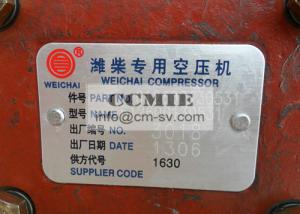 Wholesale XCMG HOWO Weichai Power Engine WD615 Truck Mounted Air Compressor CE / ISO from china suppliers