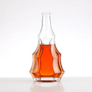 Wholesale Custom Make 200ml 375ml 500ml 750ml 1000ml Glass Bottle for Vodka Gin Whisky Beverage from china suppliers