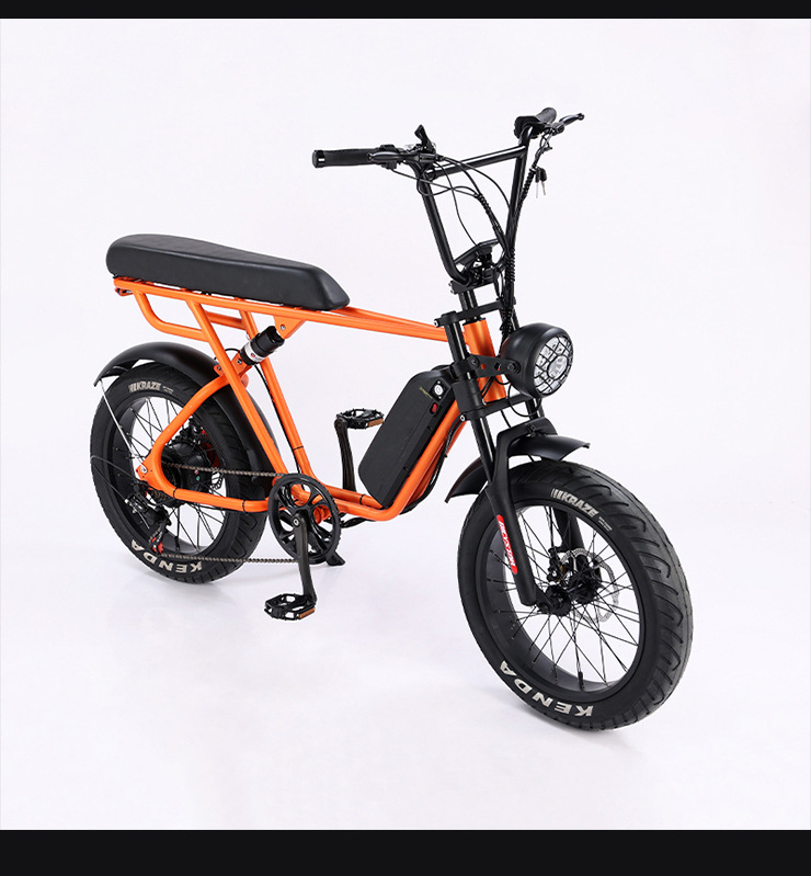 Full Suspension Fat Tyre Electric Bicycle 48V 500W 7 Speed Electric Mountain Bike