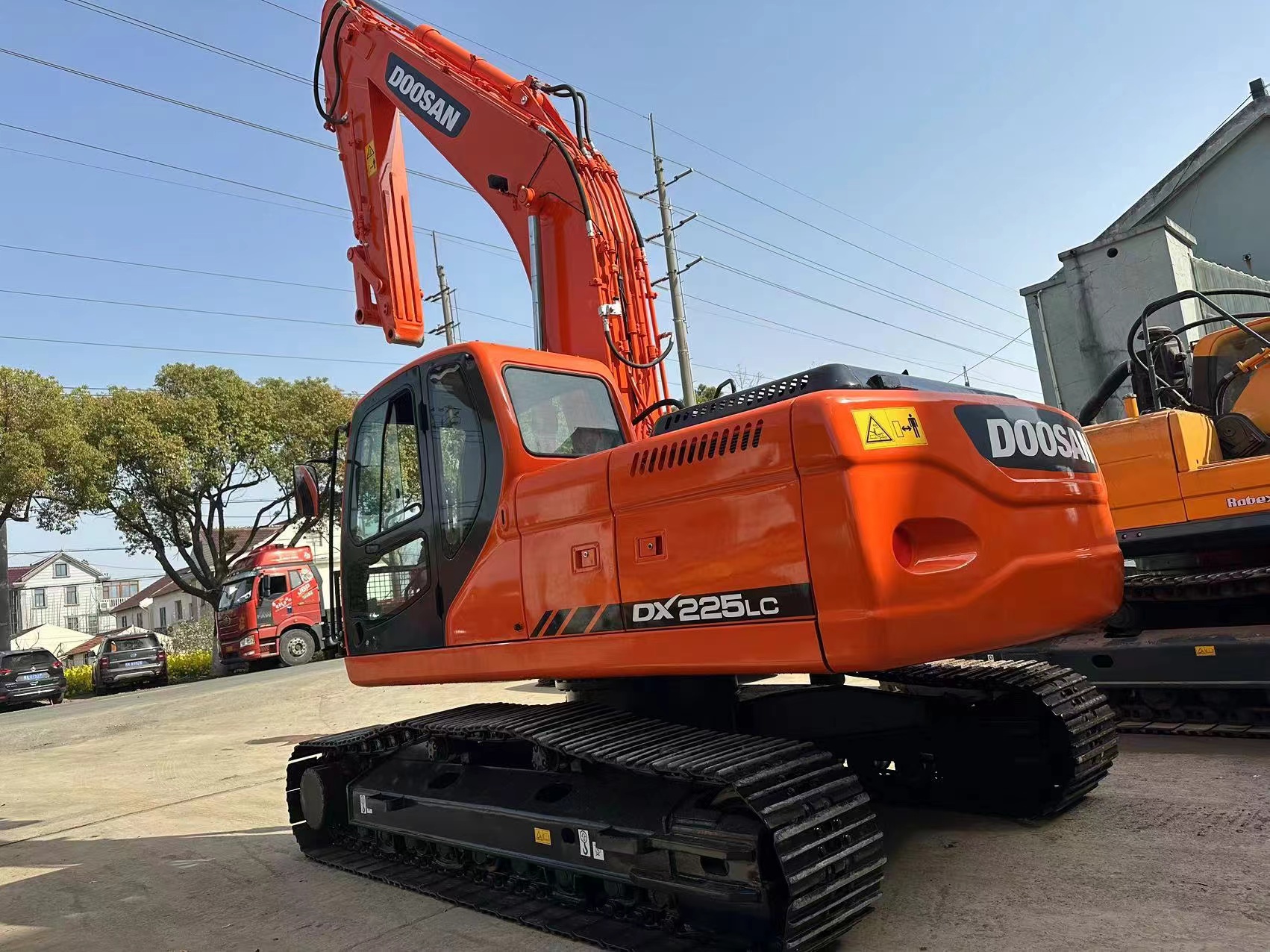 25 Ton Original Color Used Crawler Big Digger Doosan Dh225-9 Second Hand Excavator
