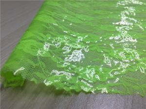 Wholesale Transparent Tpu Leather Bonded Fluorescent Green Lace Fabric For Ladies Coat from china suppliers
