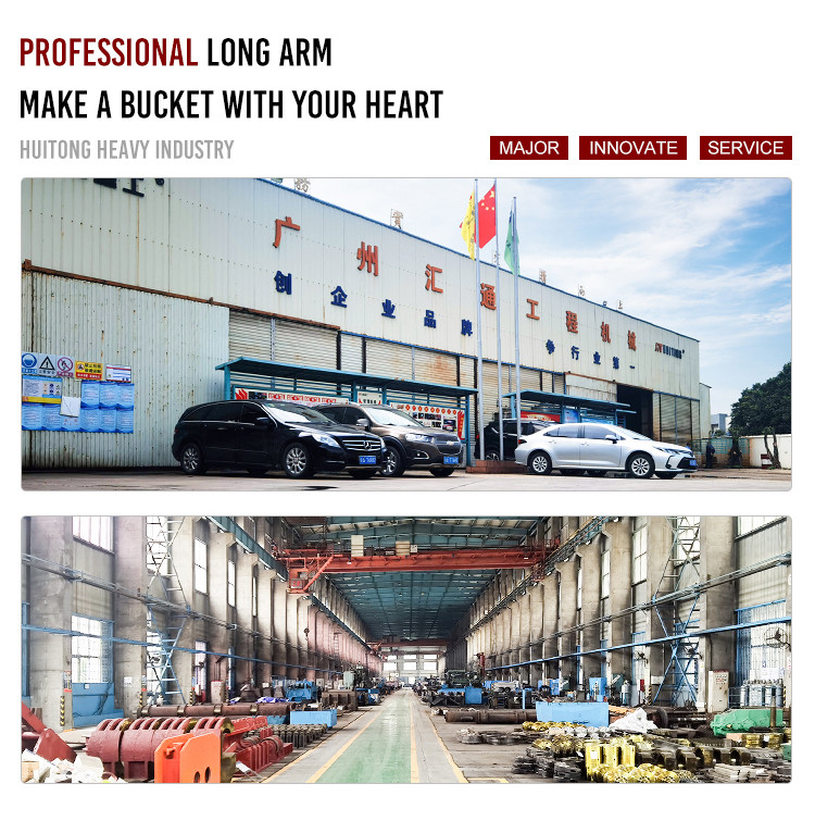 ISO 9001 Standard Long Reach Excavator Booms For PC320