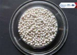 Wholesale Milky White Zirconium Silicate Beads Durable Surface Media Ores / Minerals Grinding Dispersion from china suppliers