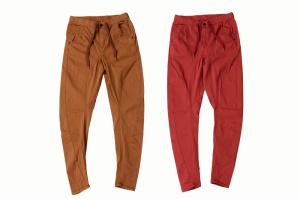 Wholesale Casual Cuffed Hem Ladies Chino Pants 98% Cotton 2% Elastane from china suppliers