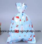 Drawstring Christmas Gift Bags For Candy Packaging