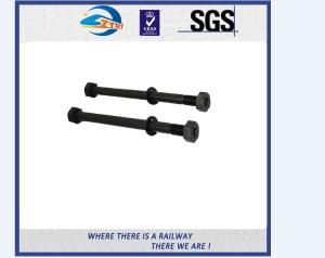 Wholesale railway sleeper bolts fasteners bitumen hex railway bolt and nuts from china suppliers