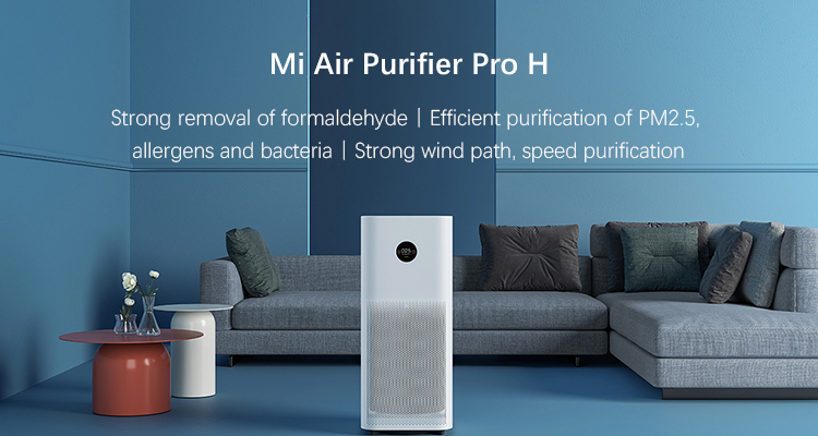 Xiaomi Office Air Purifier Pro H OLED Display Laser Particle Sensor 600m3/h Particulate Matter CADR Xiaomi Air Purifier