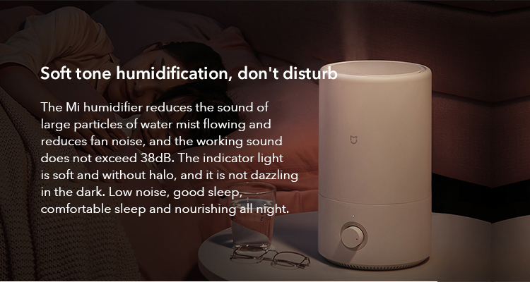 Xiaomi Mi Air Humidifier 4L Desktop Puricare Mini Air Humidifier For Home Bedroom