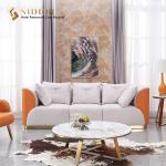 Hotel Sofa, Lobby sofa, Leisure sofa, Villa Sofa, PU Leather Upholstery, High
