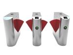 Anti Pinch Pedestrian 650mm Automatic Flap Barrier Gate
