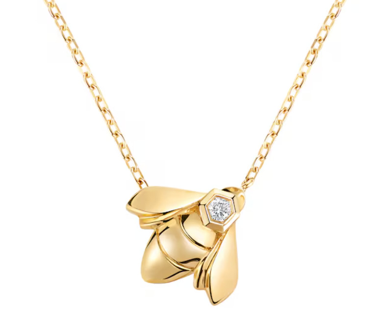 Chaume Bee My Love Necklace Brand Jewelry 18K Yellow Gold Jewelry Customization
