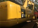 Used Komatsu PC270-7 Crawler Excavator SAA6D107E-1 engine 27T weight with