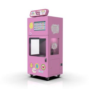 Wholesale OEM Automatic Cotton Candy Vending Machine Credit Card Candy Floss Vending Machine from china suppliers