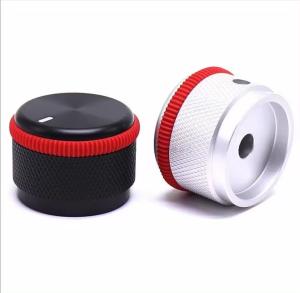 Wholesale Blue 32x22 6mm Aluminum Solid Amplifier Stereo Volume Potentiometer from china suppliers