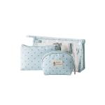 Wholesale Custom Print Logo Makeup Travel Toiletry Bags 3 Set
