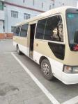 Used 23 Seater Bus Japan Toyota LHD Coaster 1HZ Diesel Engine Bus