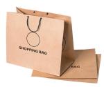 Personalised Brown Paper Bags Embossed Debossed Surface Finishing Treatment