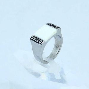 Wholesale FAshion 316L Stainless Steel Ring With Enamel LRX170 from china suppliers