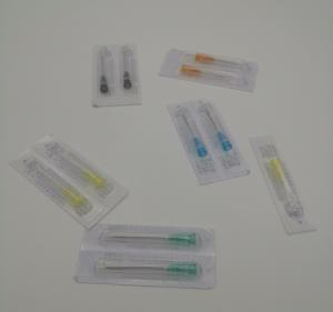 Wholesale Light Yellow Disposable Dental Syringes Side Hole Out Diameter 2.7mm 12G from china suppliers