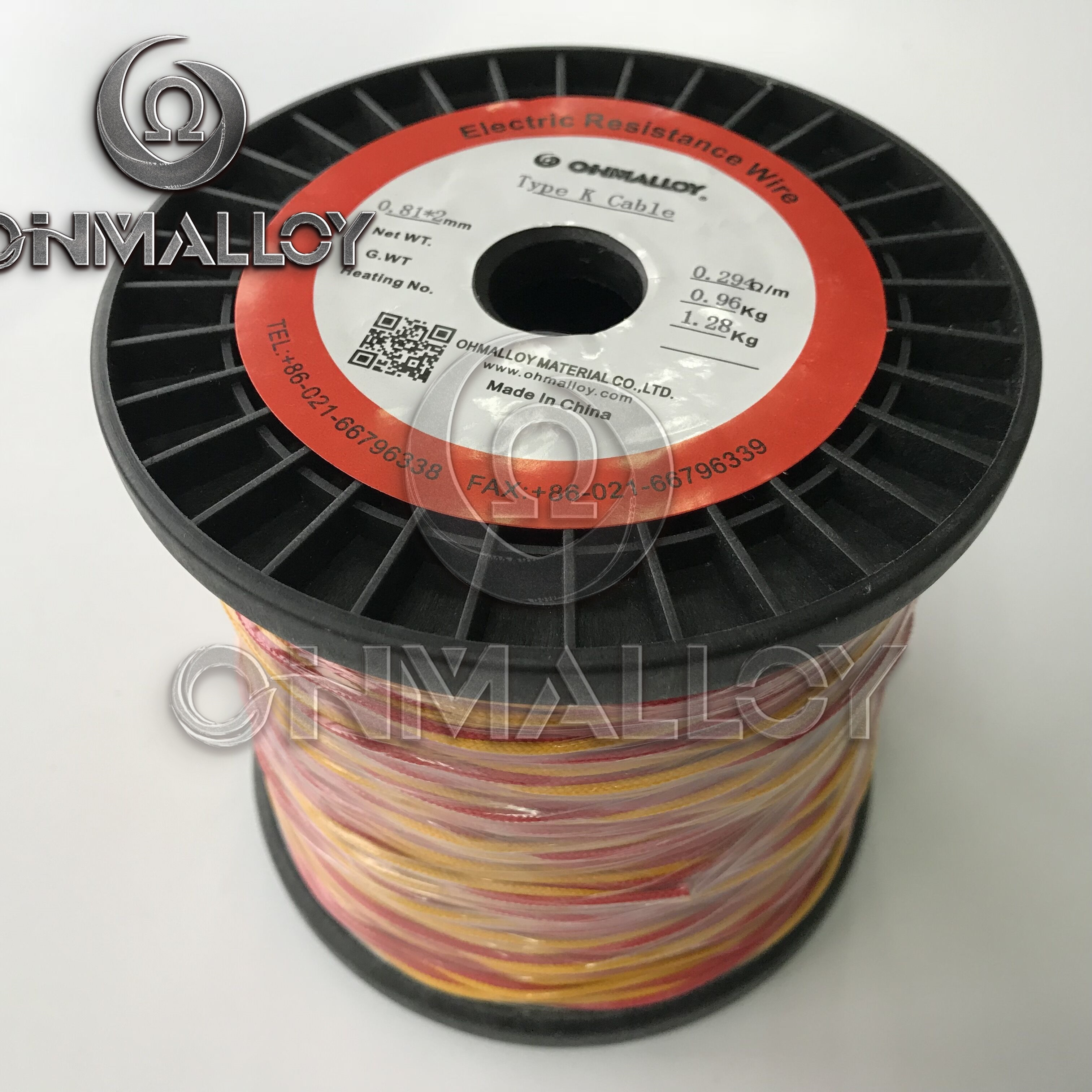 0.71mm Type K Thermocouple Wire ANSI Fiberglass Insulation 700 Degress