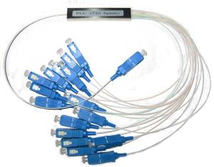 Wholesale 1x16 Fiber Optic PLC Splitter SC UPC SM G657A1 Mini Steel Tube 1 Meter 900um from china suppliers
