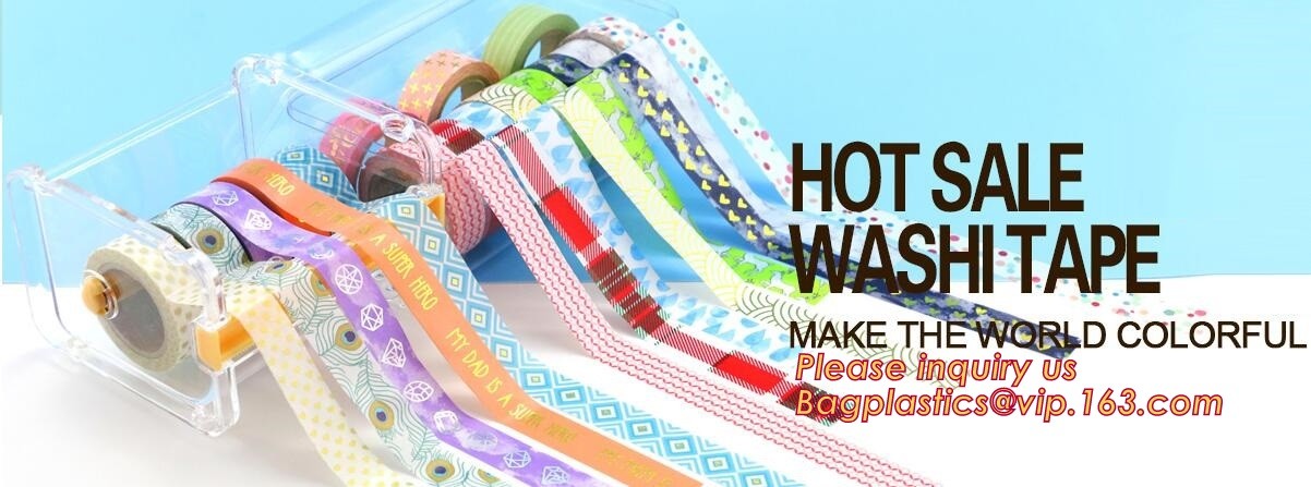 Free Samples Printed Decorative Set Washi Tape,Vintage style free sample box waterproof custom printed washi tape BAGEAS