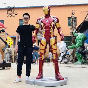 Wholesale Marvel Avengers Iron Man Sculpture Resin Life Size Mark 43 Statue Home Decoration from china suppliers
