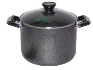Wholesale ALUMINIUM PAINTED NON-STICK COVERED STOCK POT from china suppliers