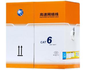 Wholesale Cat 6 Cable Pass Test Pure Copper 24awg 2pr 4pr 305m 1000ft 0.56 Utp Cat6 Indoor Cable from china suppliers