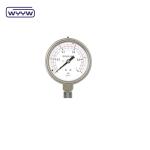 60mm SS304 Industrial Liquid Filled U Tube Pressure Gauge Bourdon Tube Manometer