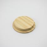 Reusable Wide Mouth Mason Jar Lids Natural Pine Wooden Glass Cover Coffee Cup