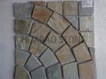 White Slate Cultured Stone Panels , Natural stone for exterior interior