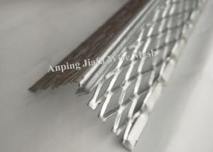 Wholesale 0.45mm Thickness Aluminium Angle Bead , Expanded Metal Corner Plaster Beads from china suppliers