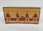 Tarot Card Packaging Pine Wooden Storage Box With Lacquer Customized Logo