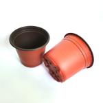 Double color plastic nursery pot