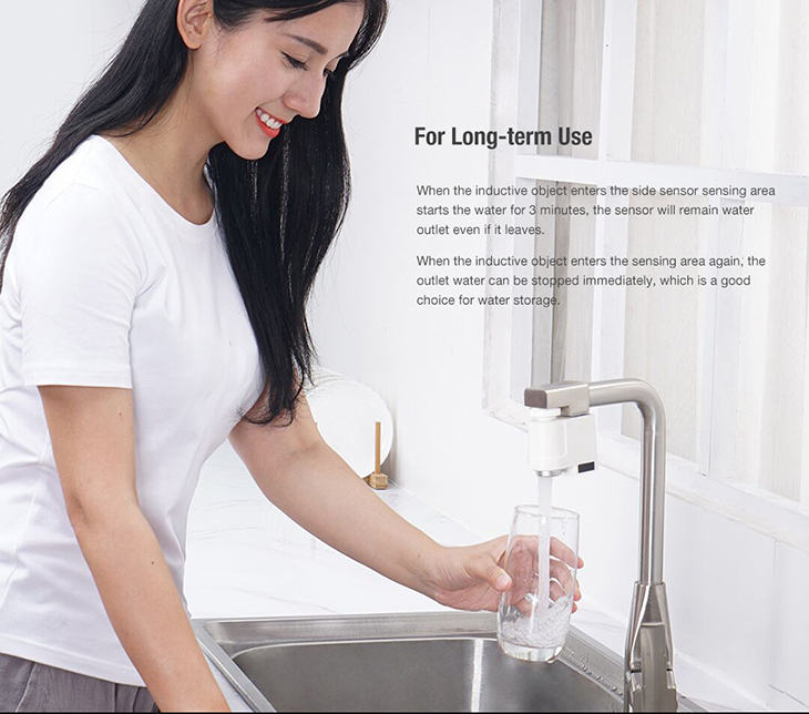 Xiaomi Xiaoda Automatic Water Saver Tap Smart Faucet Sensor Infrared Water Energy Saving Device Kitchen Nozzle Tap